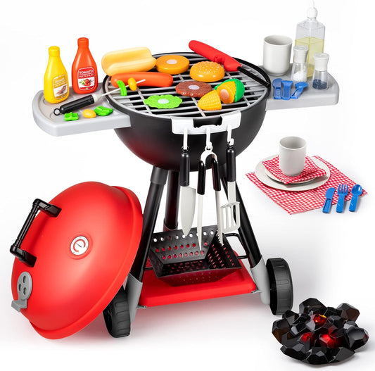 Interactive BBQ Playset for Kids - 34 PCS Joyin Kitchen Toy