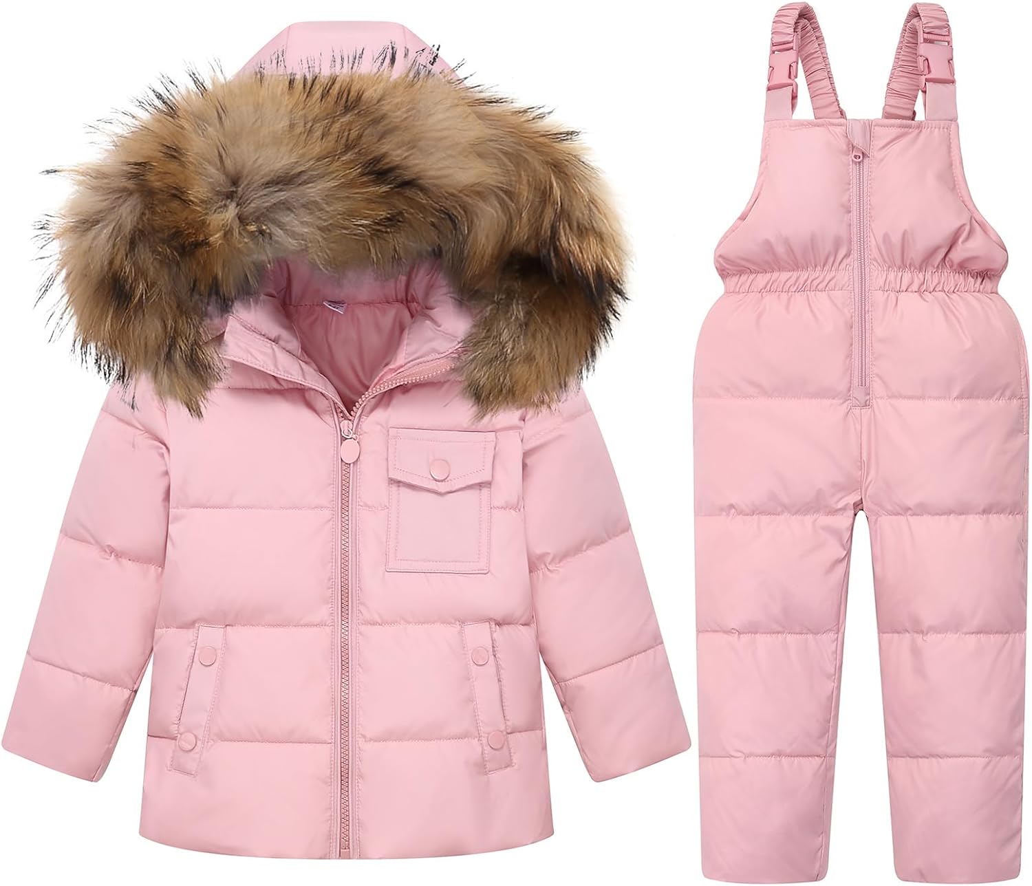 JiAmy Kids 2 Piece Snowsuit Set for Winter Fun and Warmth