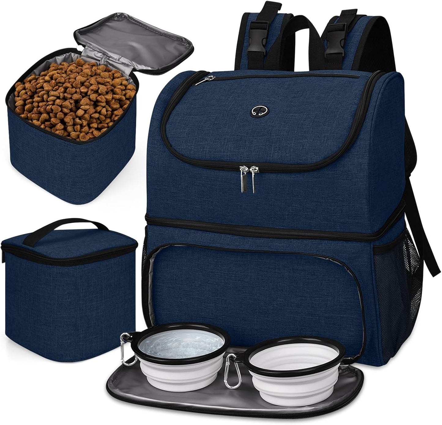 BAGLHER Pet Travel Bag: Durable Double-Layer Backpack for Pets