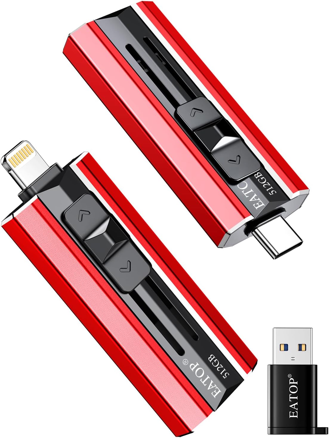 512GB Flash Drive for iPhone iPad - Expand Your Storage Easily