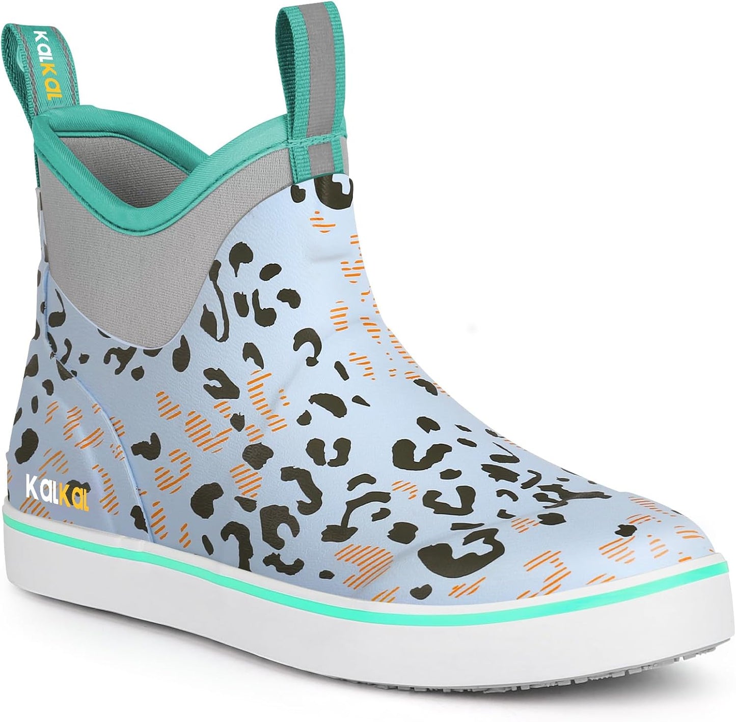 Kalkal Women's Waterproof Deck Boots for Fishing and Gardening