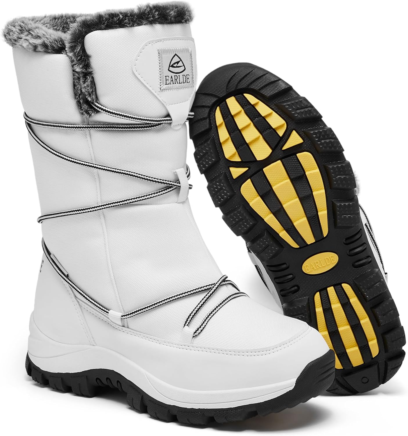 EARLDE Women's Snow Boots Waterproof Winter Boots for Comfort