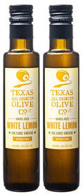 White Lemon Balsamic Vinegar - Refreshing Citrus Drizzle (2 Pack)
