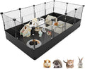 Tresbro Guinea Pig Cage with Waterproof Bottom Liner for Small Pets
