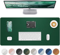 Leather Desk Pad Protector Large Mouse Pad 36in x 17in - Desk Cover