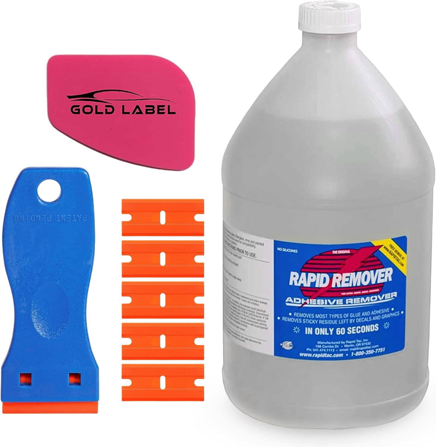 RapidTac Rapid Remover Adhesive Remover Kit for Easy Cleanup