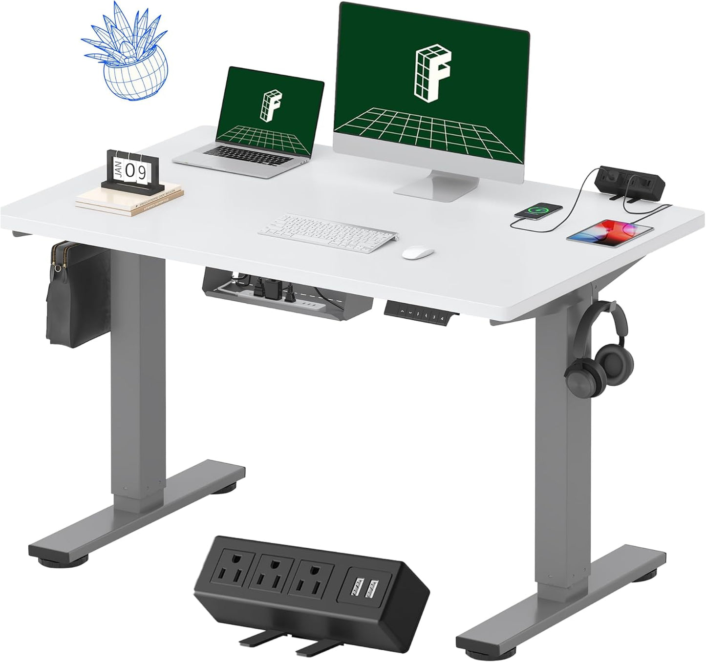 FLEXISPOT EN2 Electric Stand Up Height Adjustable Desk Review