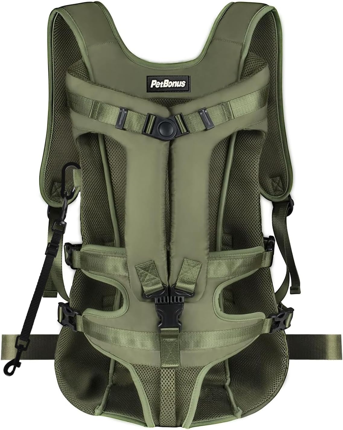 PetBonus Adjustable Dog Carrier Backpack for Hiking and Cycling
