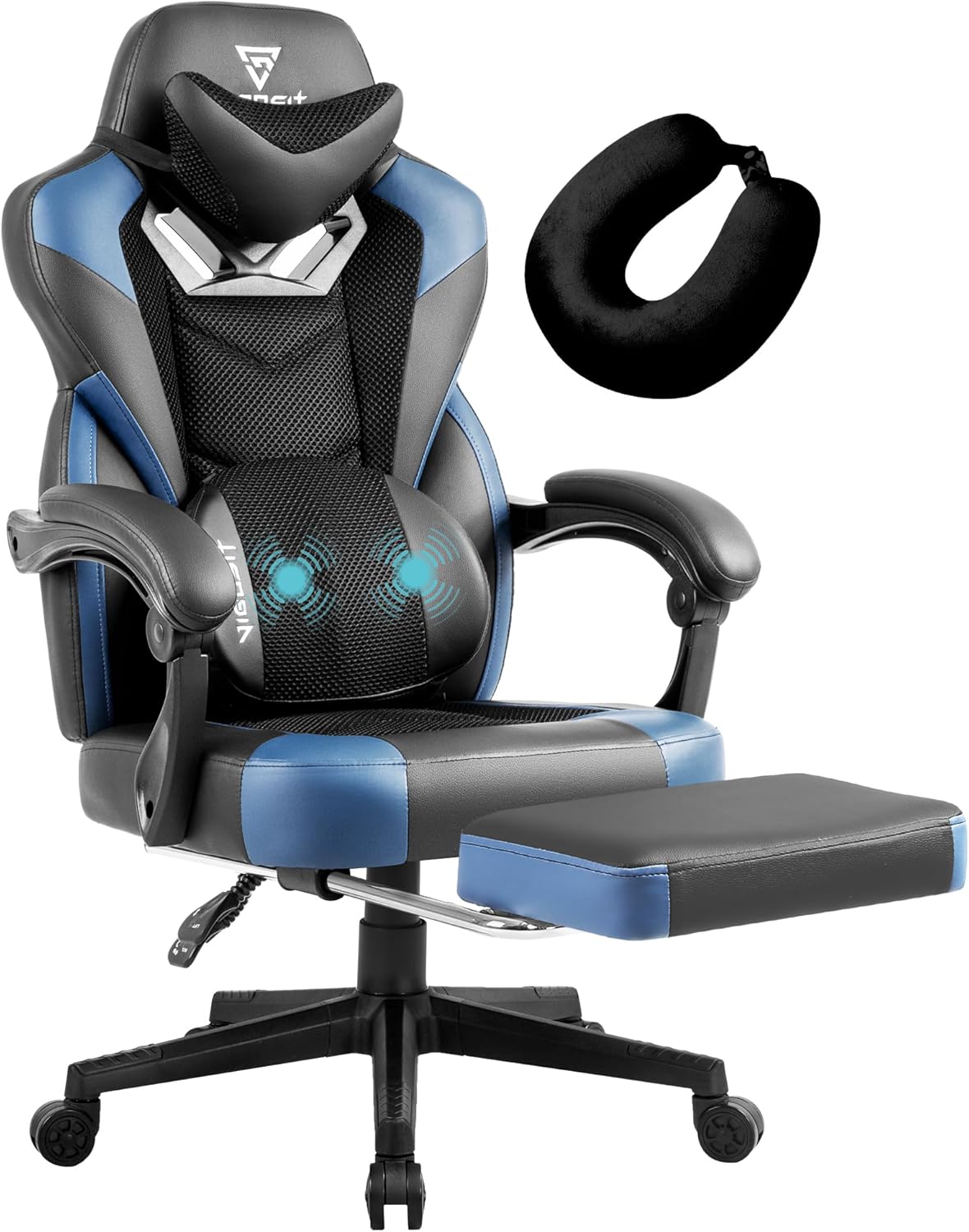 Vigosit Ergonomic Massage Gaming Chair for Big & Tall Gamers