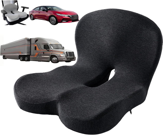Memory Foam L-Shaped Seat Cushion for Office Chair Comfort
