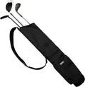 Black Lightweight Golf Sunday Bag - Easy Carry & Transport