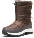 Women's Winter Snow Boots Mid Calf - Waterproof, Warm Faux Fur