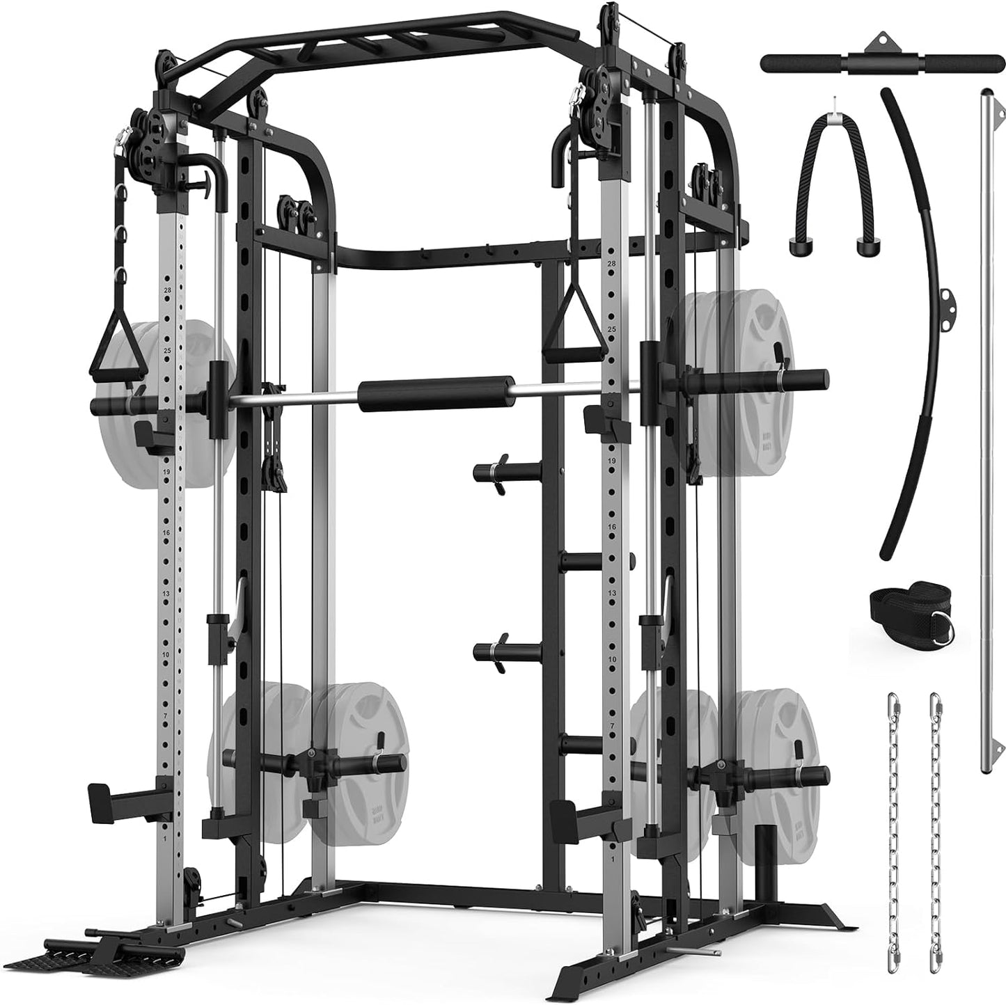 Royal Fitness Smith Machine Power Cage - Ultimate Home Gym Solution