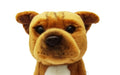 Red Staffordshire Bull Terrier Plush Toy Plushie - Personalized Tag