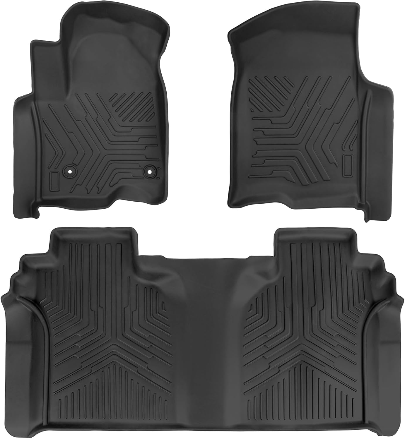 Set of 3 Floor Mats Cargo Liner for Chevrolet Silverado 1500