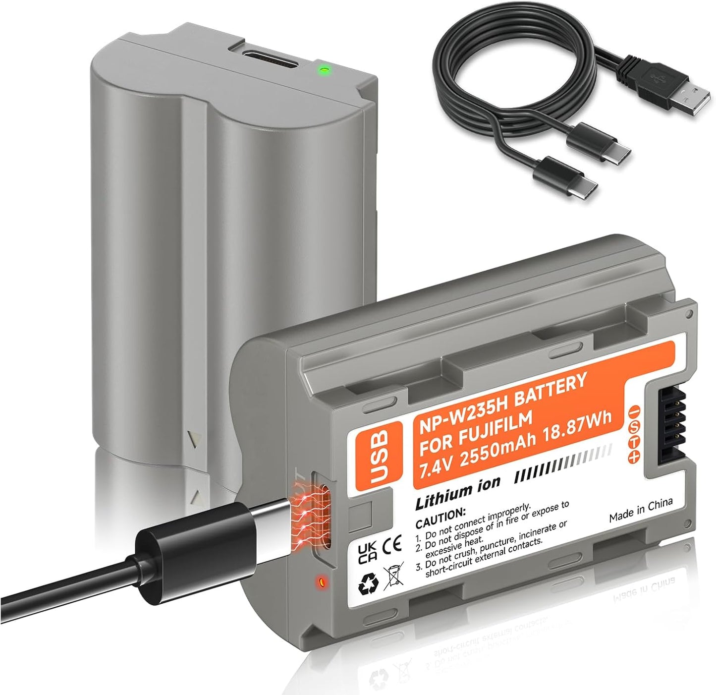 NP-W235 Rechargeable Replacement Battery for Fujifilm Cameras