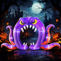 Halloween Inflatable Purple Monster Octopus Archway 16ft - Spooky Yard