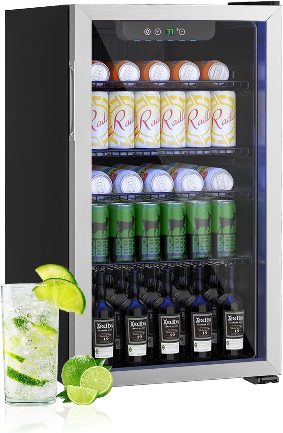 3.2 Cubic Feet Mini Fridge for 126 Cans - Beverage Cooler