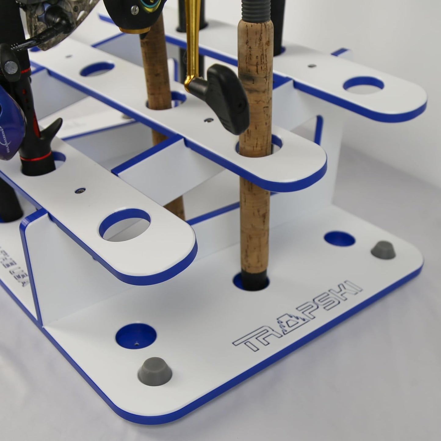 TRAPSKI USA-Made Rod Holder | Waterproof | 12 Pole | Versatile Storage