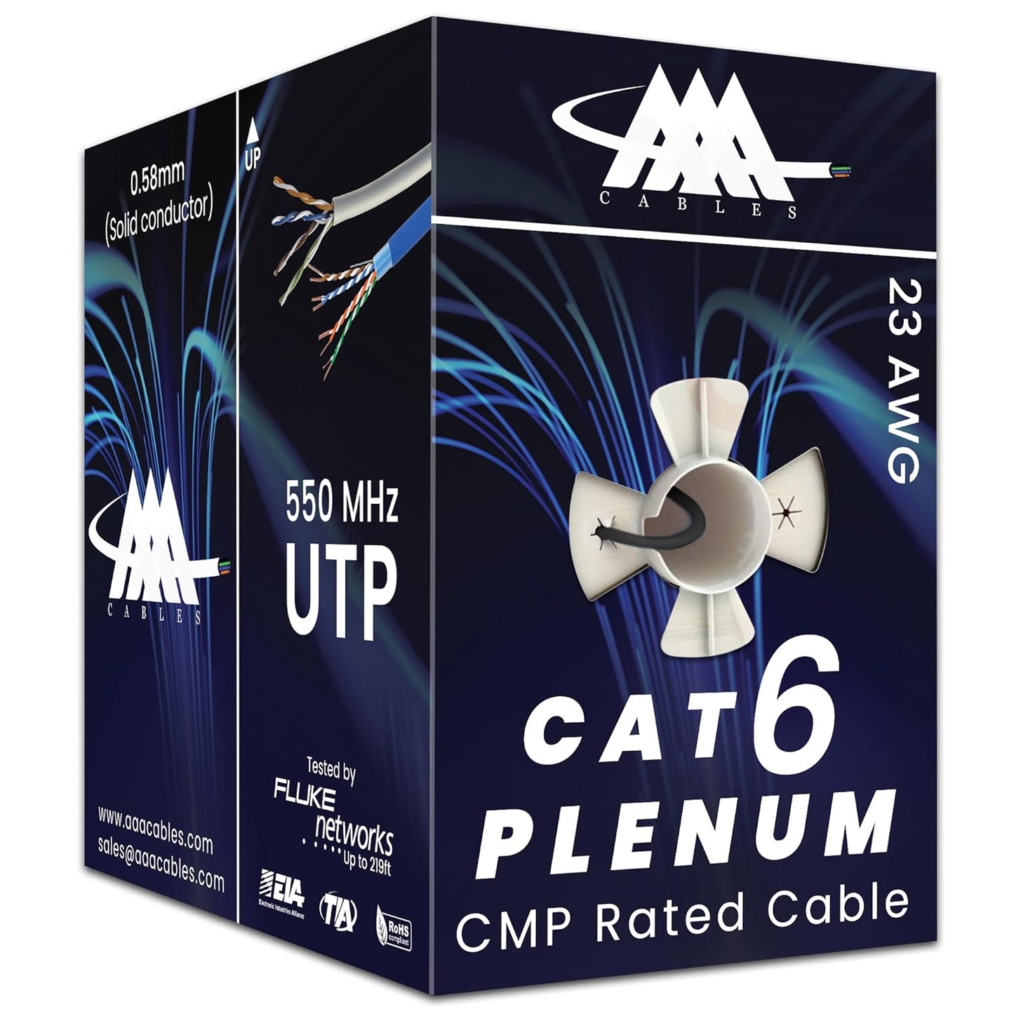 Upgrade Your Network with AAA Cat6 Plenum Cable 1000ft