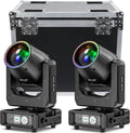 230W 7R Moving Head DJ Lights 2-Pack with Flight Case - Powerful Beam