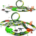 Dinosaur Toys for Kids 3-5 Race Car Track Set - Creative Build Play
