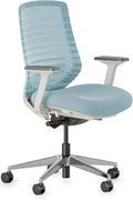 Branch Ergonomic Chair: Lumbar Support & Breathable Mesh - Optimal Comfort - Light Blue
