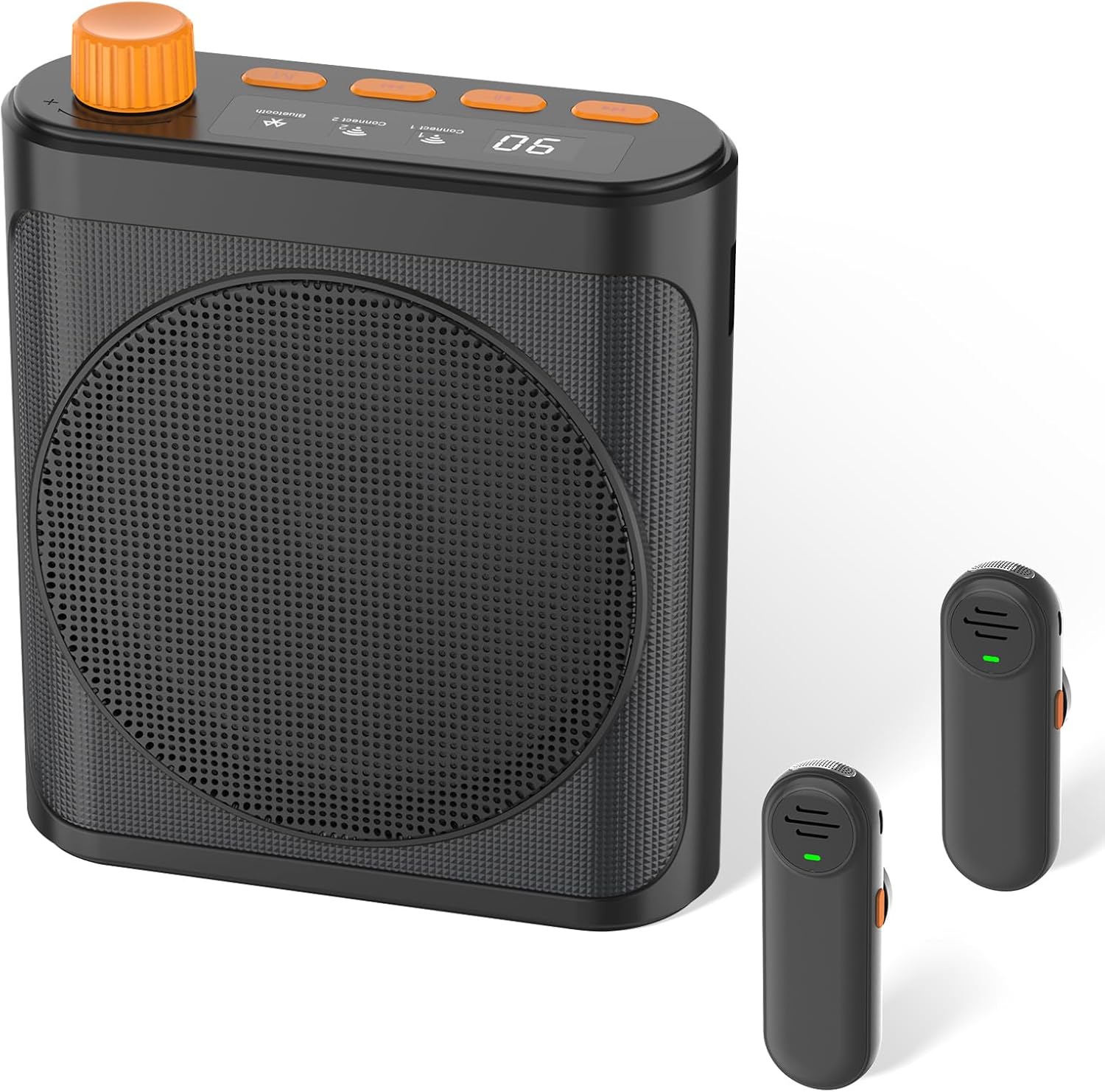 Original Mic Voice Amplifier for Teachers: Portable Dual Mics