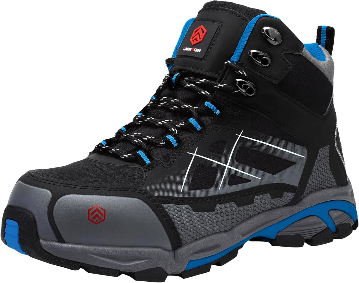 LARNMERN Steel Toe Boots for Men - Comfortable Safety Footwear