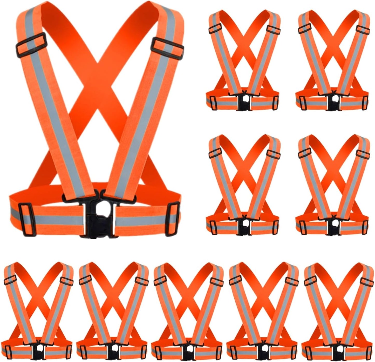 Reflective Running Vest for High Visibility Night Safety Gear