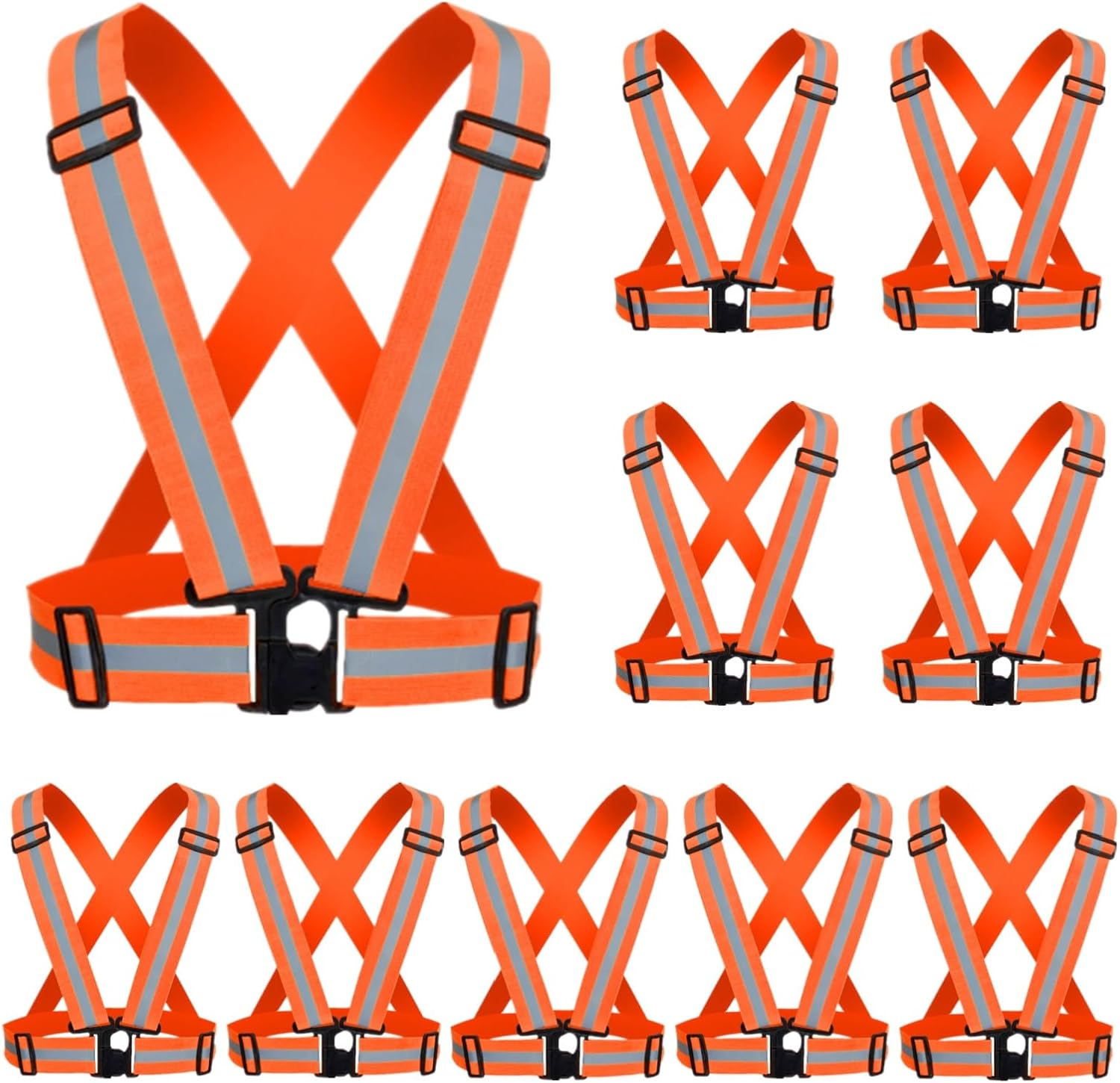 Reflective Running Vest for High Visibility Night Safety Gear