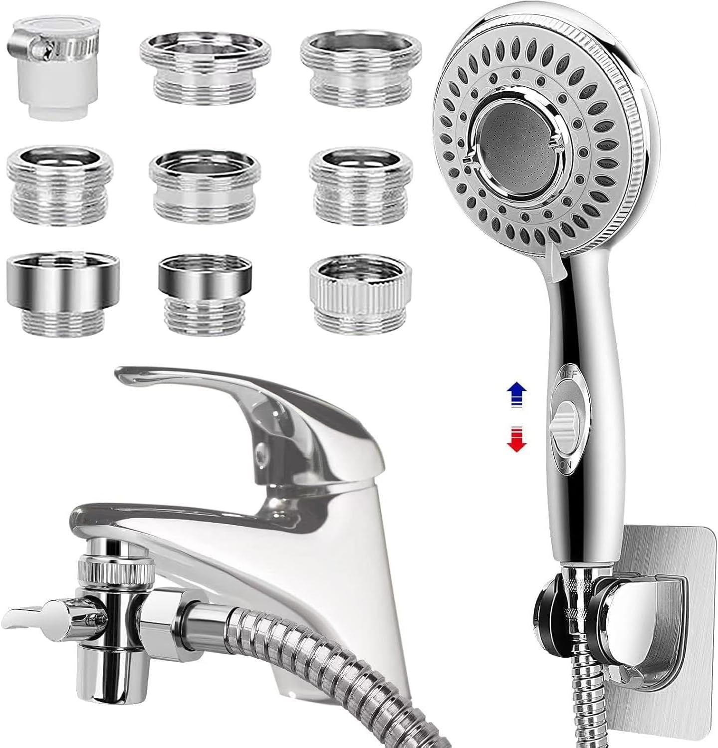 Handheld Shower Head Sink Attachment for Easy Hair Washing