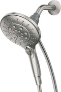 Moen Engage Spot Resist Brushed Nickel Handheld Showerhead - Magnetic