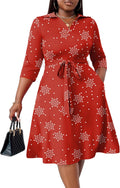 Plus Size Midi Dress for Women - Stylish Summer Cocktail Wear