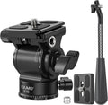 EVUMO V1S Mini Fluid Video Head - Compact Pan Tilt Head for Cameras