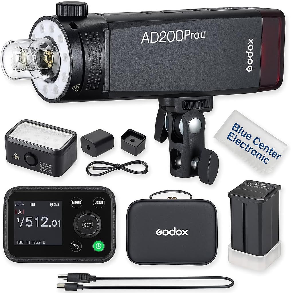 GODOX AD200 Pro II 200Ws Flash with Wireless Control and TTL