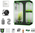 VIVOSUN GIY 4x3 Grow Tent Complete System - Complete Indoor Grow Kit