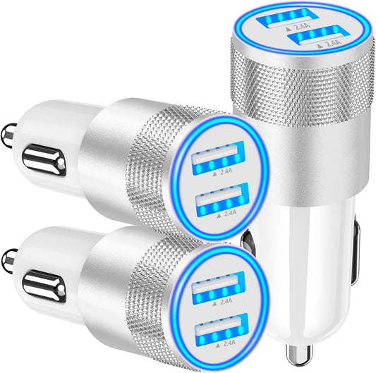Braveridge Dual USB Fast Car Charger - Charge Multiple Devices Simultaneously