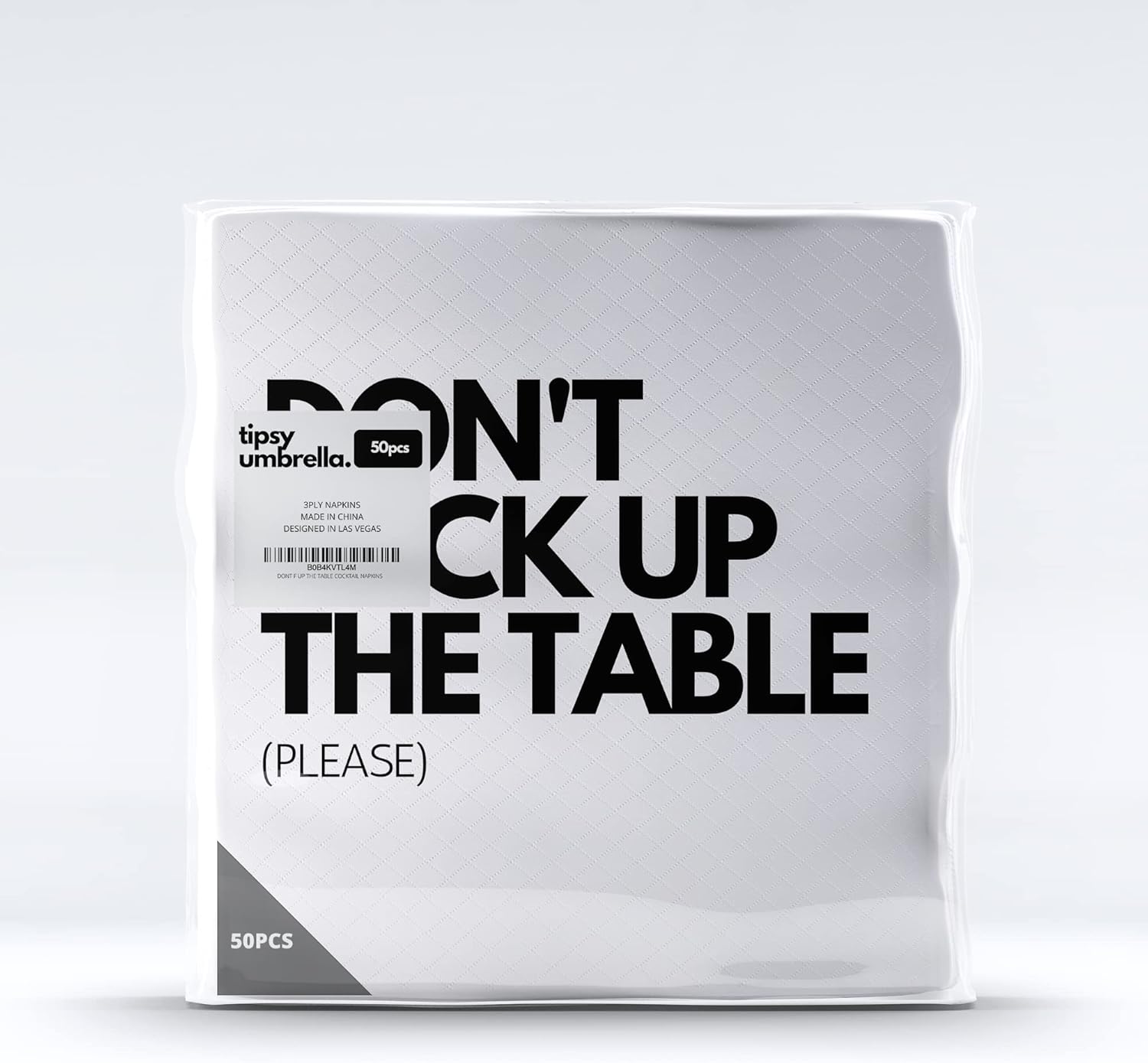 50 Funny Cocktail Napkins - No More Messy Tables!