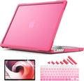MacBook Pro 16 in Matte Carbon Fiber Edge Case - Pink