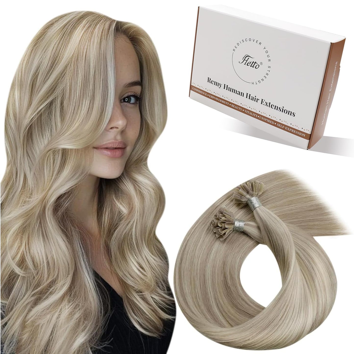 Hetto U Tip Hair Extensions Human Hair for Stunning Styles
