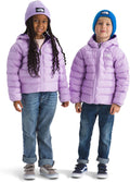 Kids Reversible Perrito Insulated Hooded Jacket - Packable Warmth