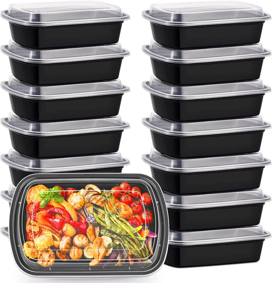 30-Pack Large Meal Prep Containers, BPA-Free, Stackable