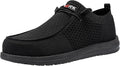 Men's Slip On Steel Toe Loafers - Lightweight Comfortable Work