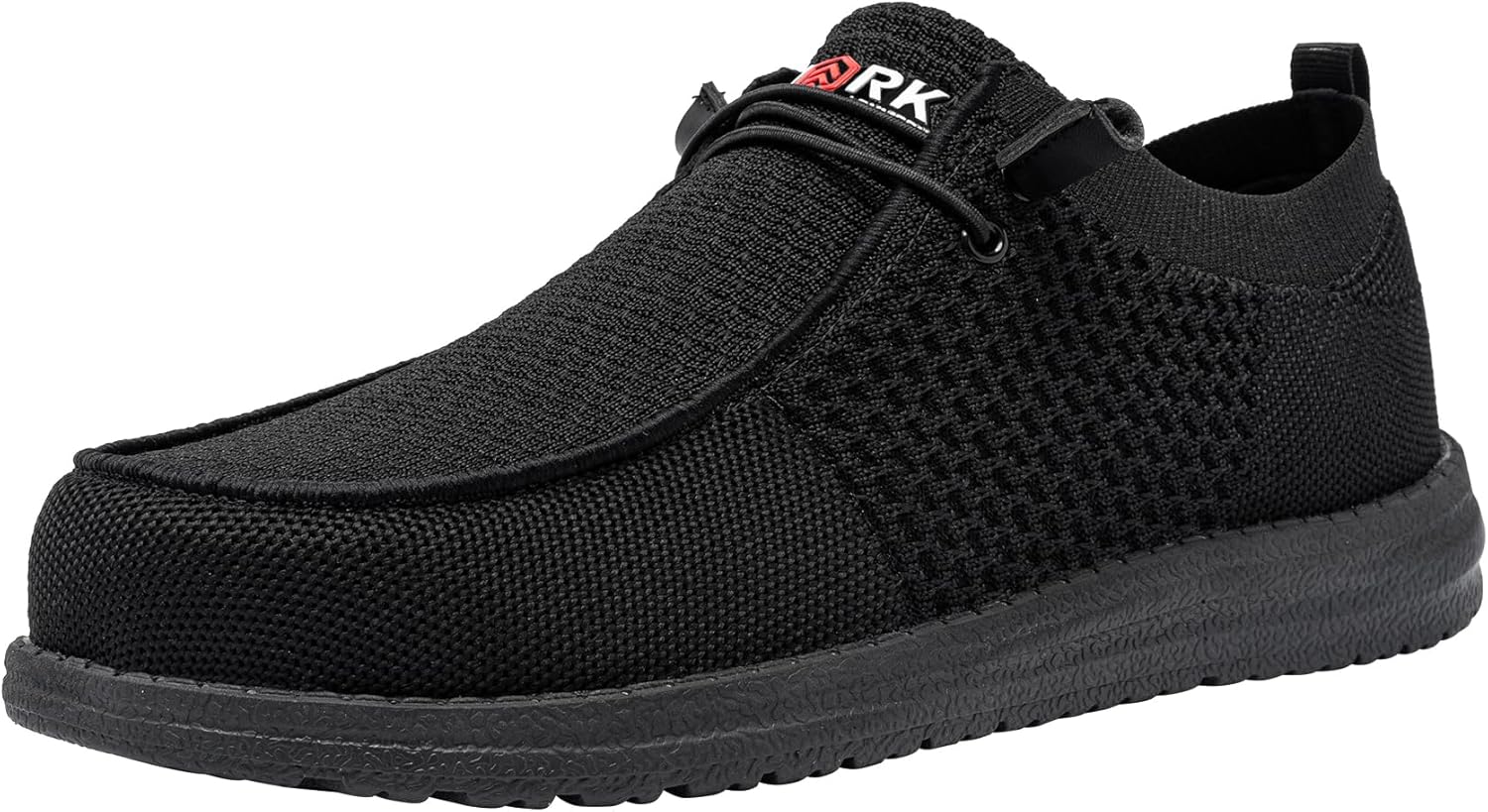 LARNMERN Slip On Steel Toe Shoes for Men - Lightweight Comfort