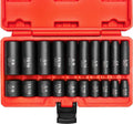 NEIKO 3/8-Inch Drive Impact Socket Set - Durable 20-Piece Kit
