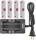 Kastar 4-Pack Battery and Wall Charger Replacement for Zhiyun Gimbals