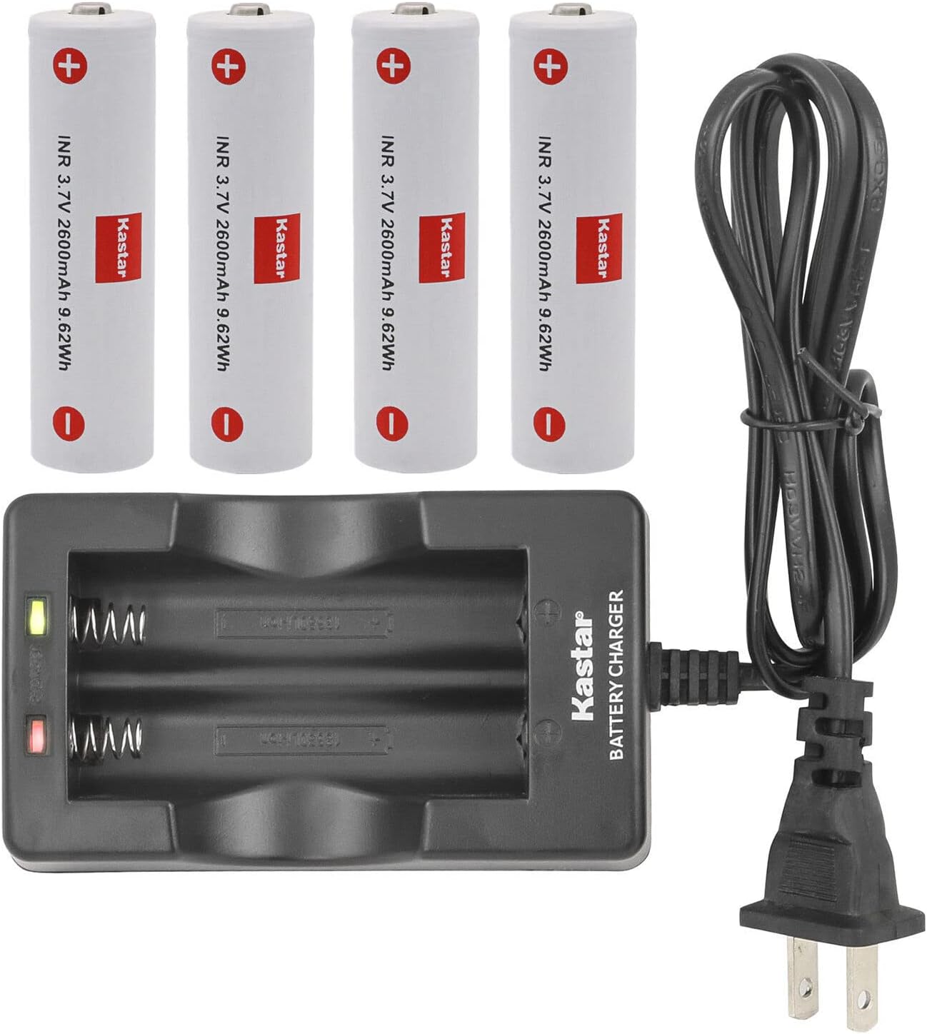 Kastar 4-Pack Battery and Charger for Zhiyun Gimbal Stabilizers