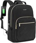 LOVEVOOK Laptop Backpack for Women - Quilted Business Backpack