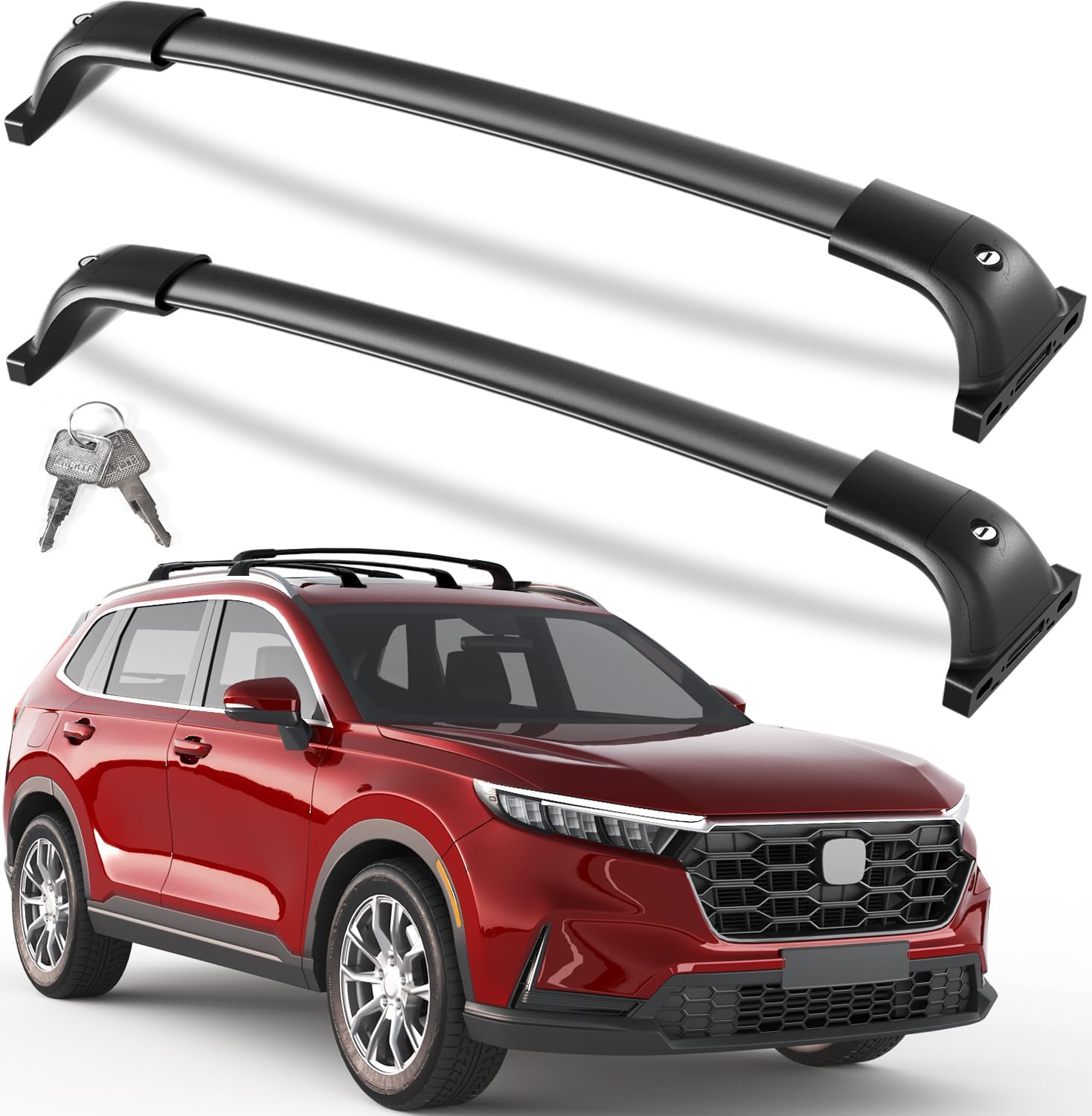 KINGGERI Lockable Roof Rack Cross Bars for Honda CRV 2023-2026